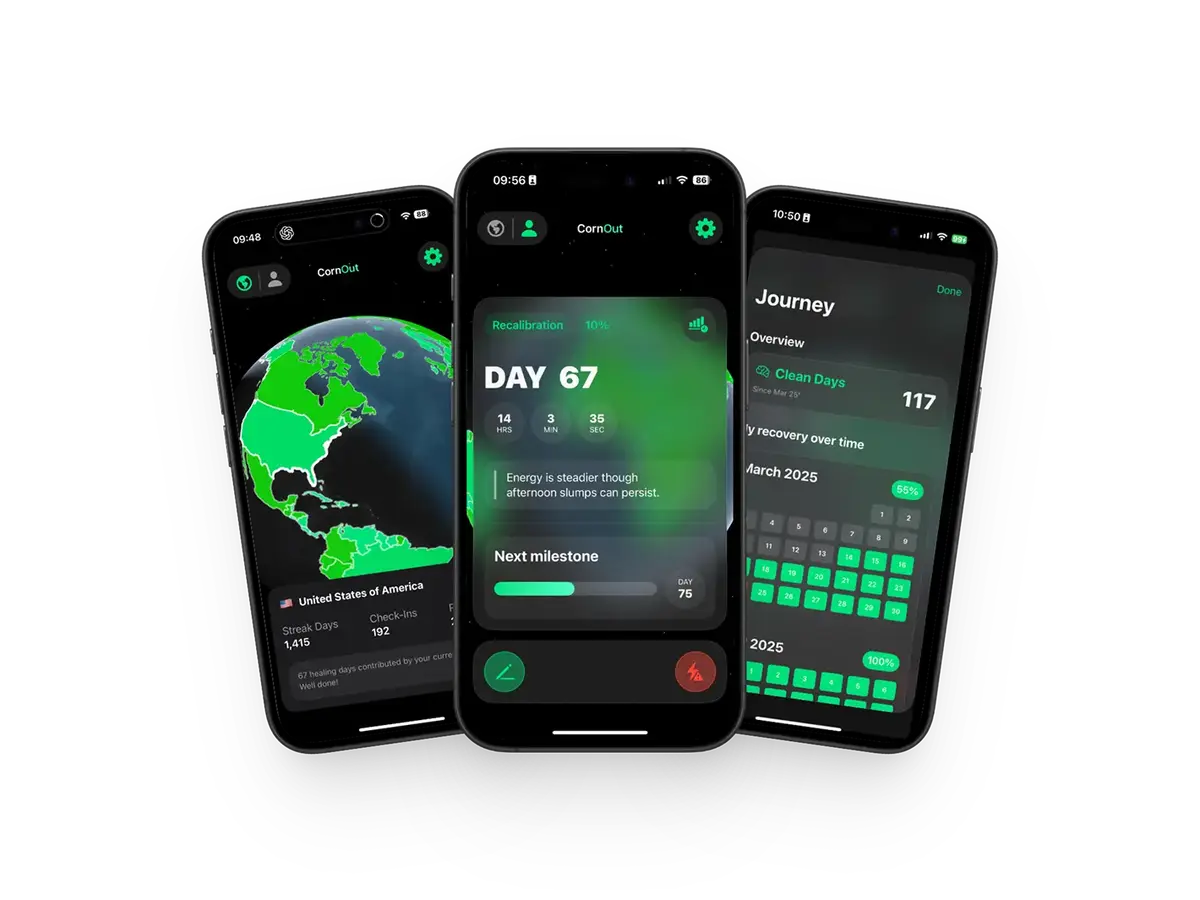 Cornout app screenshot